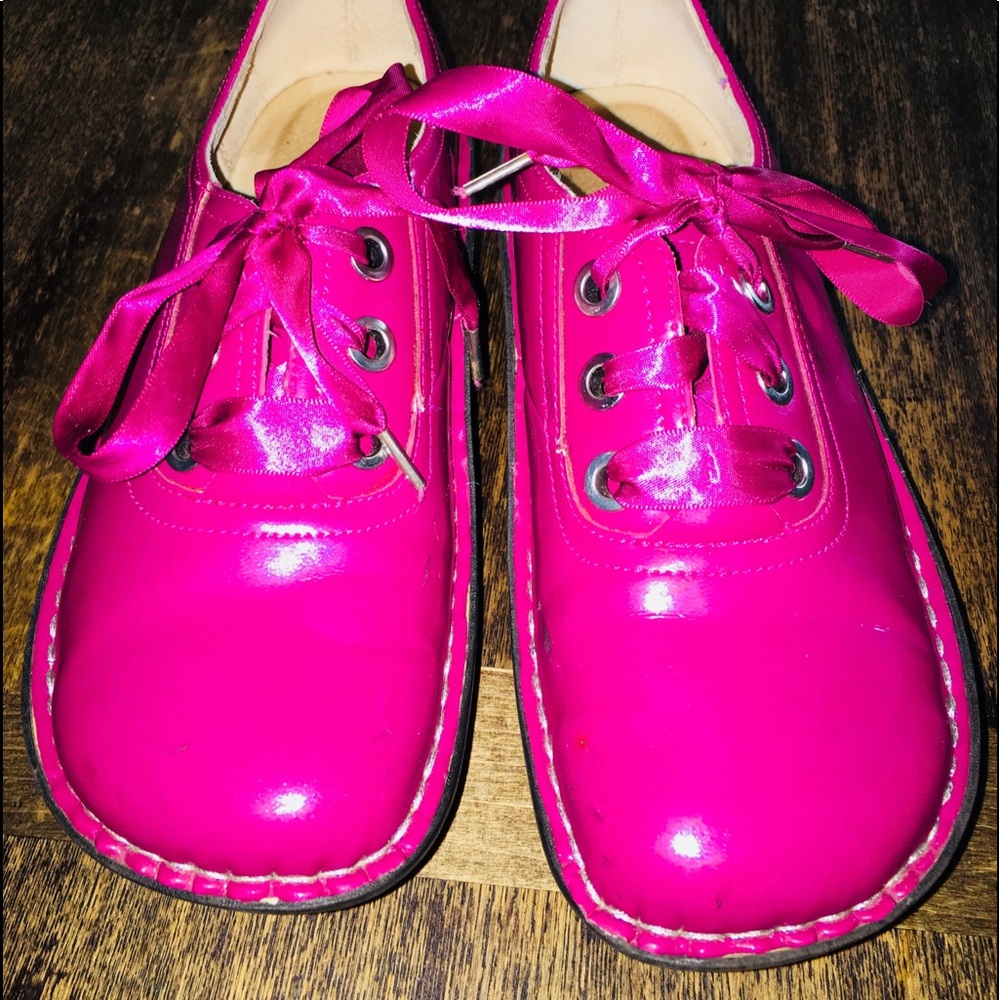 Alegria hot pink shows for Girls, size 4 Big Girls